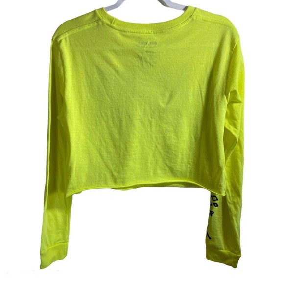 Neon Green Graphic Crop Top - Picture 2 of 7